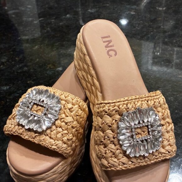 I.N.C. International Concepts Women's Blakee Wedge Sandals - SZ 6.5 NEW; No Box - Picture 4 of 7